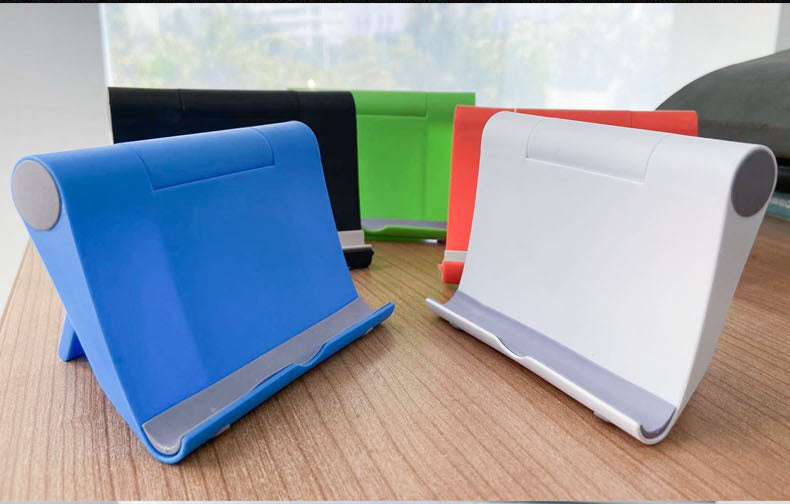 PE Folding Tablet And Phone Stand Adjustable Multi Angle