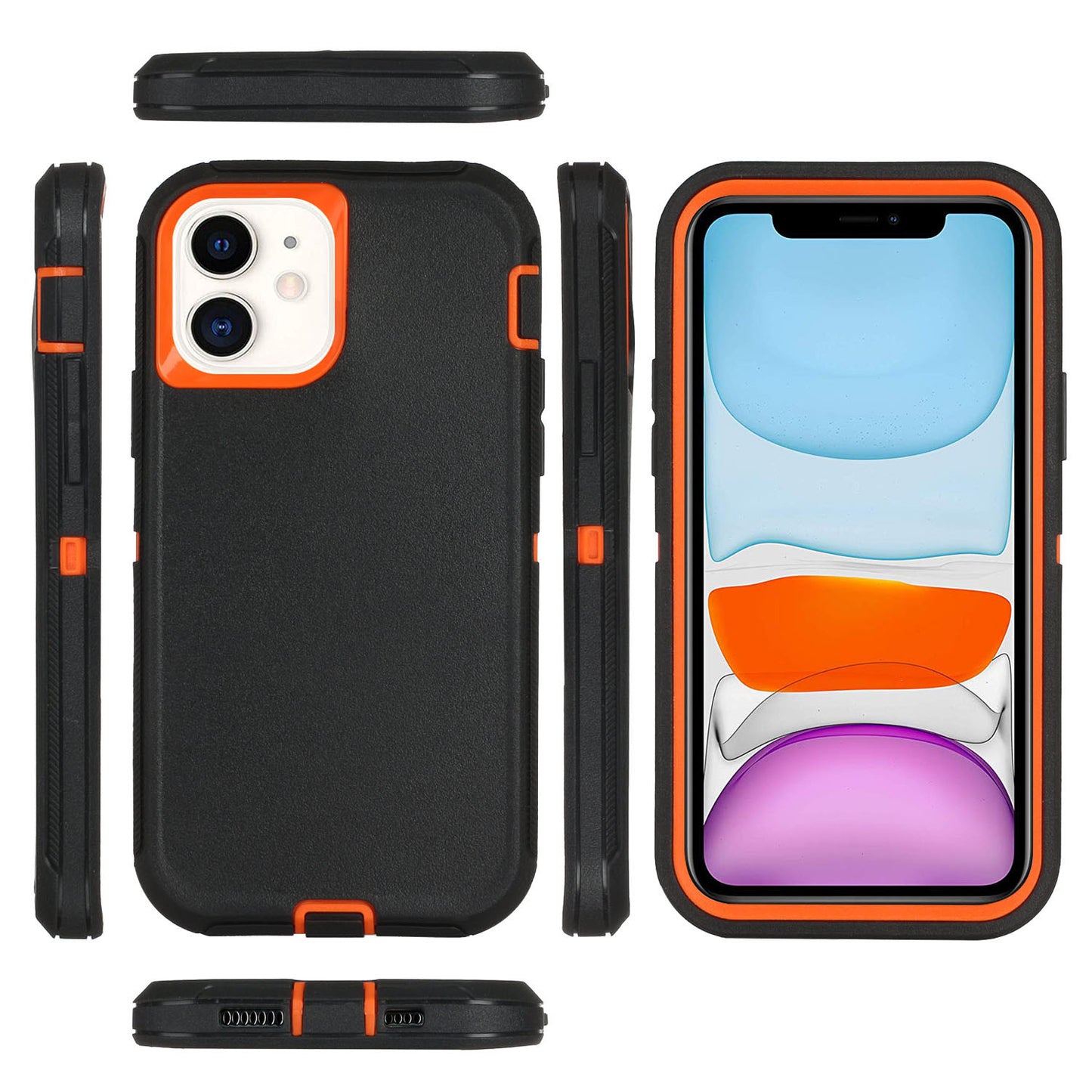 Apple iPhone Case Three In One Drop Resistant With Airbag