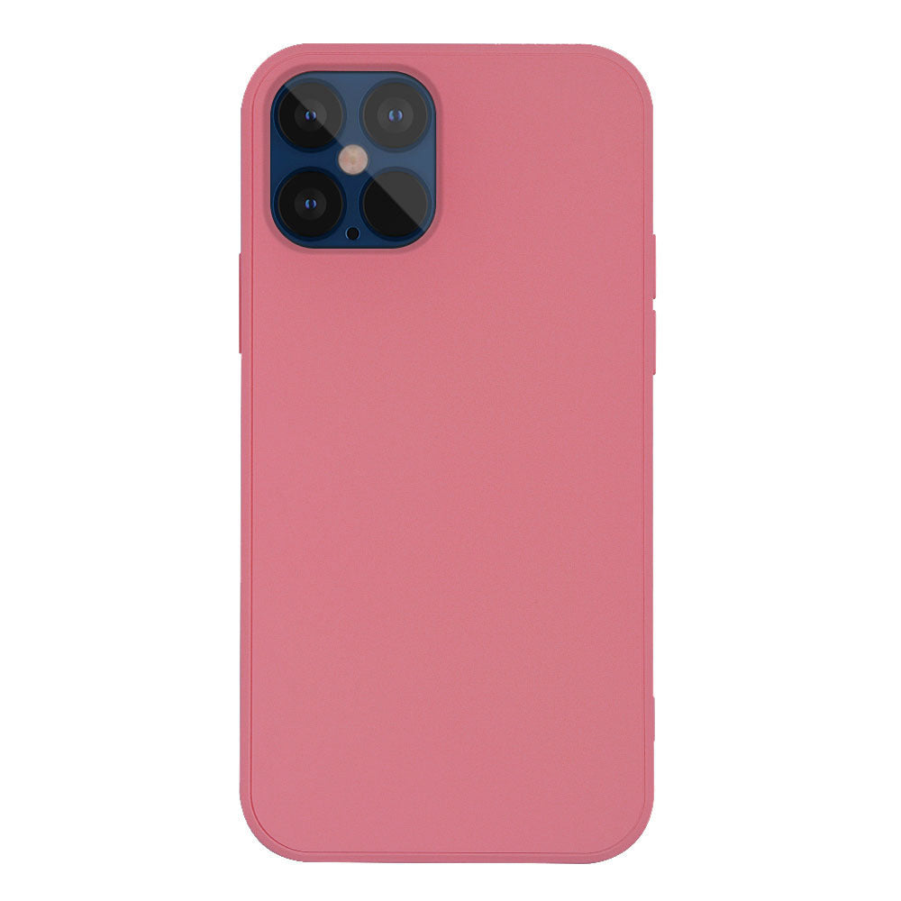 Liquid Silicone Phone Case Feel Pure Color Back Cover