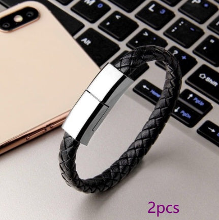 Bracelet Charger USB Cable For IPhone 14 13 Max Leather