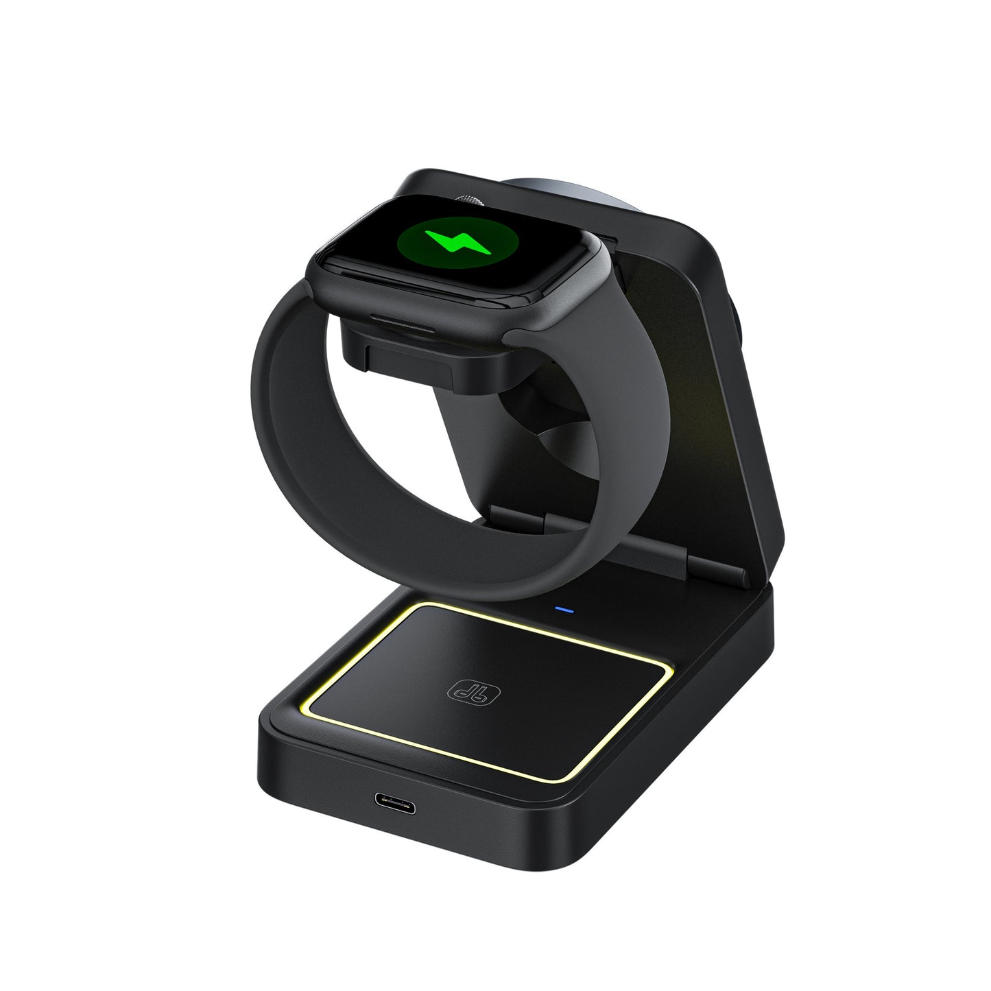 Folding Magnetic 3 In 1 Wireless Charger 15W Fast Charge