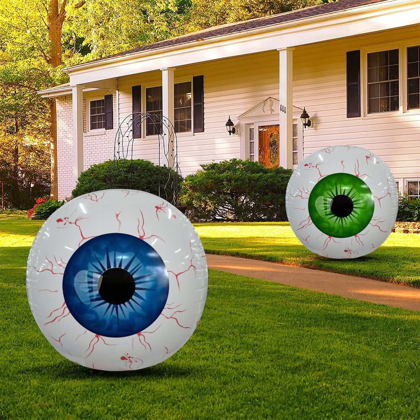 Halloween Eyeball Balloon Inflatable Spooky Party Haunted House Decoration