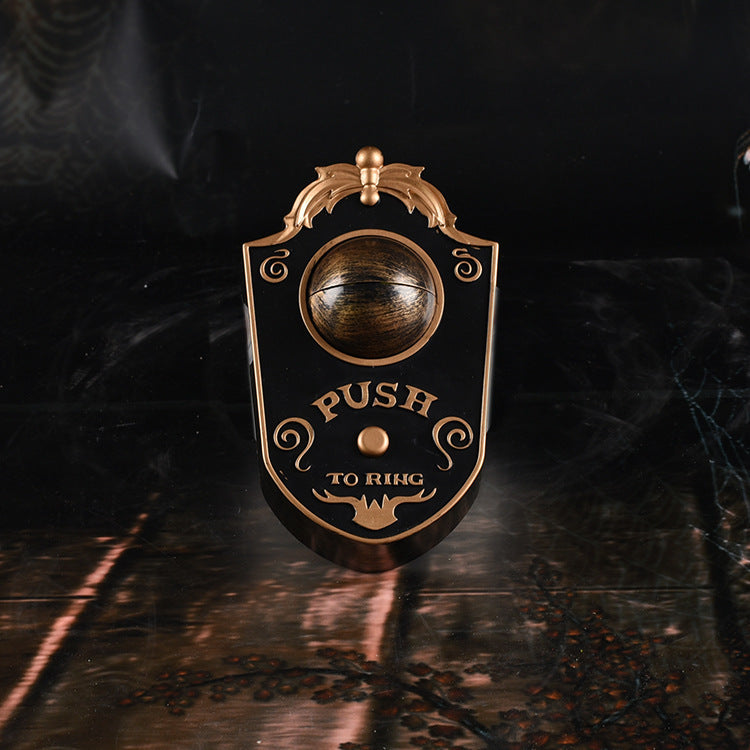 Halloween Glowing Skull Door Hanger Pendant Stainless Steel Party Decoration