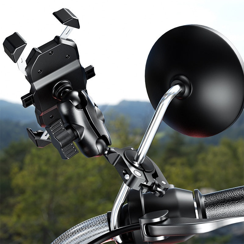 Motorcycle Phone Mount Aluminum Quick Release Ball Head