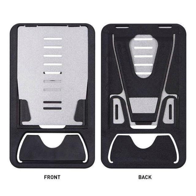 Card Phone Holder Lazy Bracket Desktop Stand Black 8.5cm 5cm