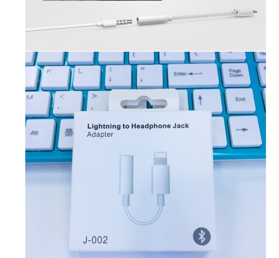 Lightning To 3.5mm Audio Adapter For iPhone 7 7 Plus 2 In 1