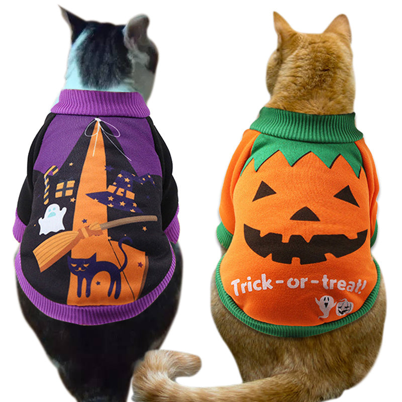 Halloween Funny Pet Costume Dog Cat Clothes Party Dress Up Outfit