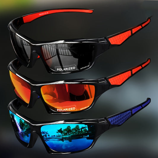 Polarized Sunglasses Men Colorful Lens Outdoor Sports Driving UV400 Shades
