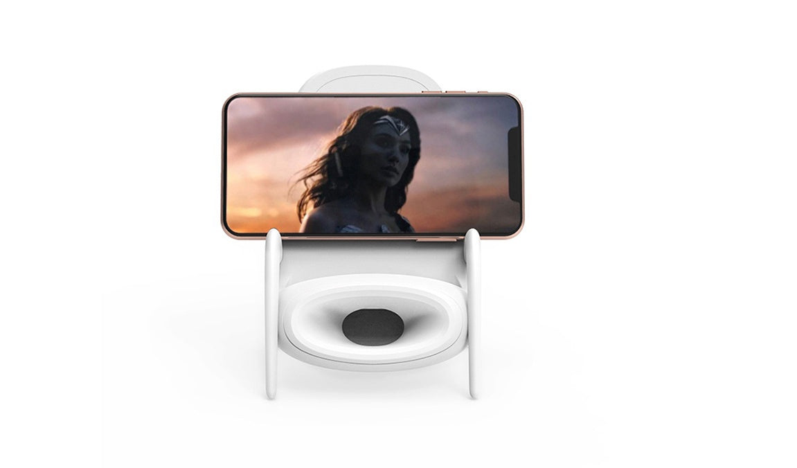 Amplified Wireless Charger With Stand And Bracket For Phone