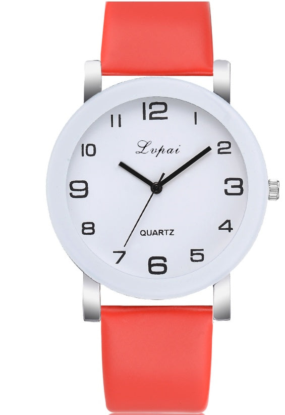 Casual Digital Student Watch Lightweight PU Strap For Teens