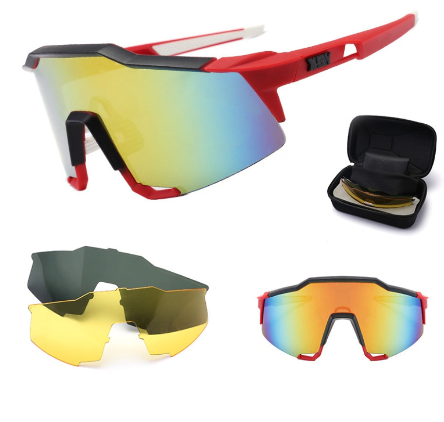 Polarized Sunglasses Men Riding Cycling Outdoor Sports UV400 Anti-Glare Shades