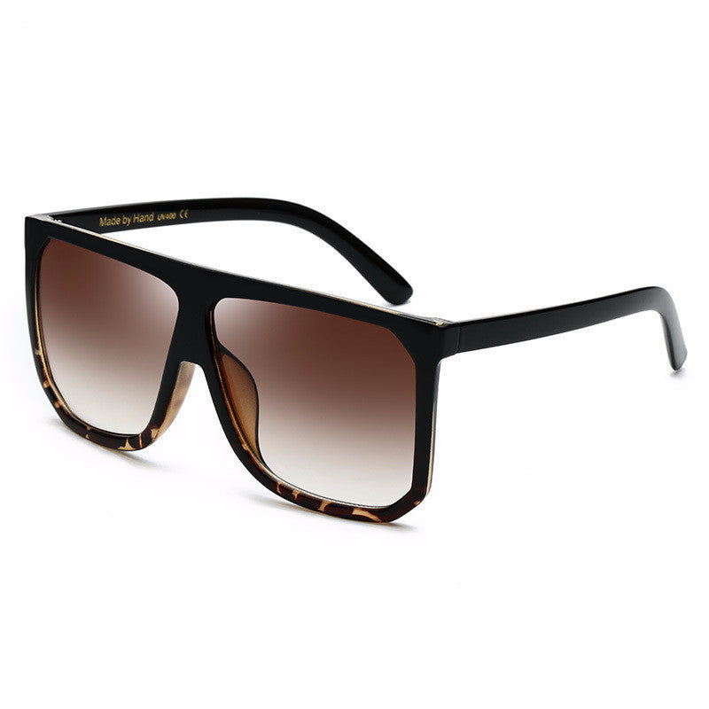 Large Frame Sunglasses for Women and Men - Fashion Retro UV400 PC Lens