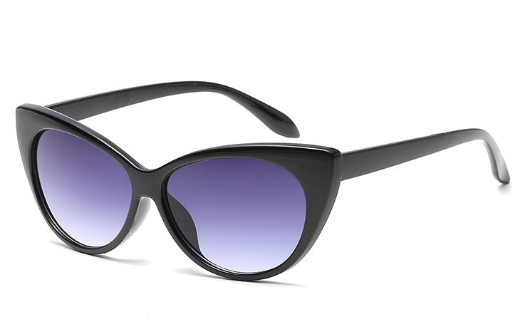 Cat Eye Sunglasses for Women - Fashion UV400 PC Lens, Plastic Metal Frame