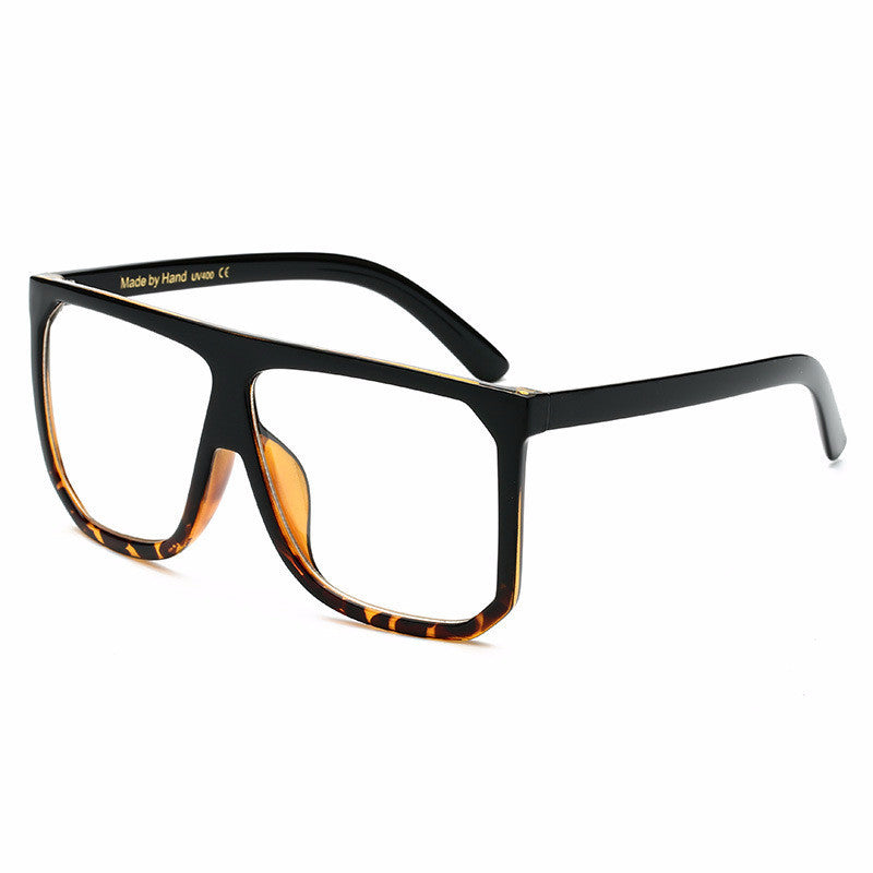 Large Frame Sunglasses for Women and Men - Fashion Retro UV400 PC Lens