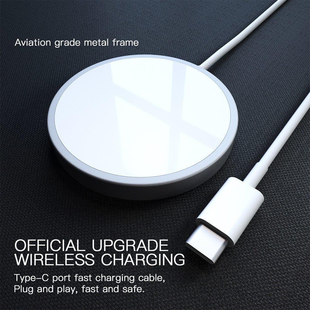 Magnetic Wireless Charger 15W XNW008 Aluminum Alloy