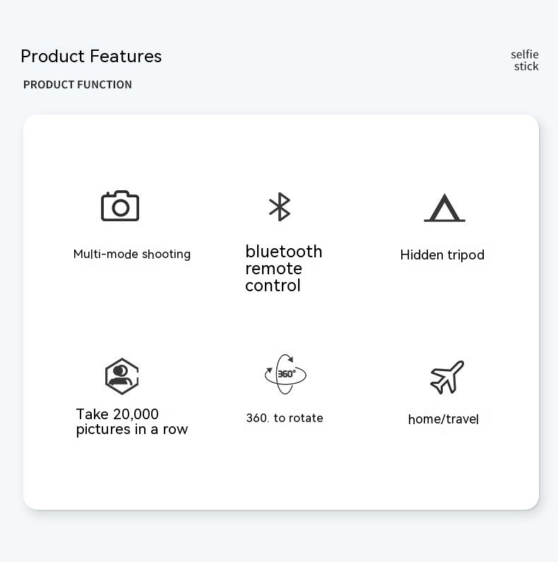 2023 Selfie Stick Wireless Bluetooth Fill Light Tripod