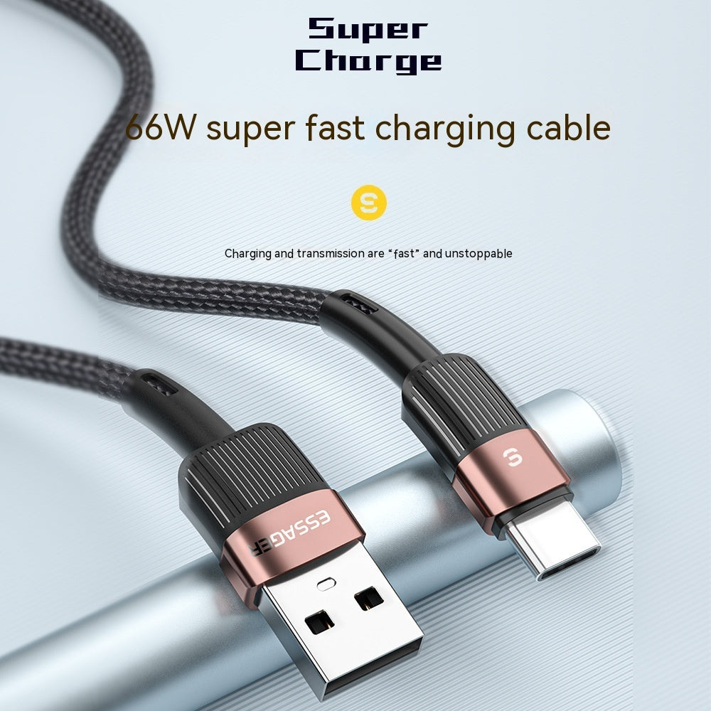 New 6A Fast Charge Data Cable Lightning Micro USB Type C