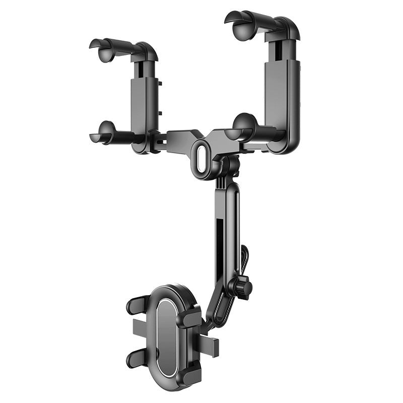 Universal Car Rearview Mirror Bracket With Folding Rod