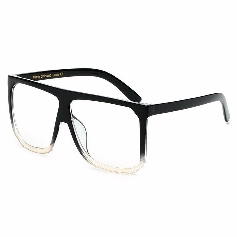 Large Frame Sunglasses for Women and Men - Fashion Retro UV400 PC Lens