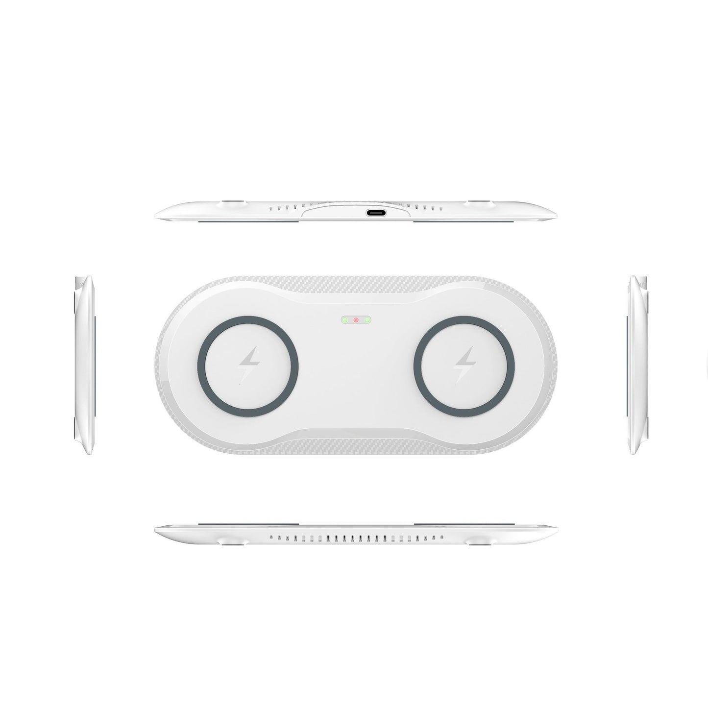 Dual Wireless Charger For Phones With Stable Fast Charging