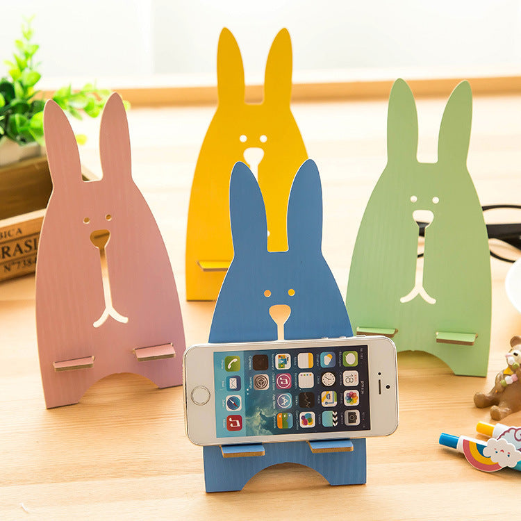 Cute Cartoon Rabbit Mobile Phone Holder Lazy Bracket Stand