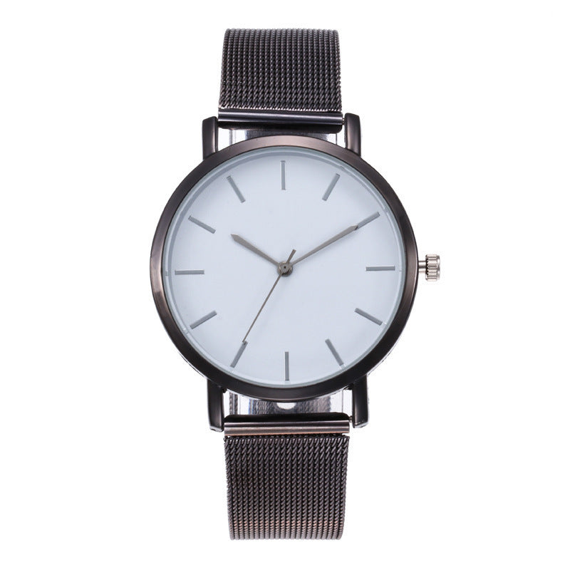 Simple Ladies Quartz Watch Stainless Steel Strap 20mm