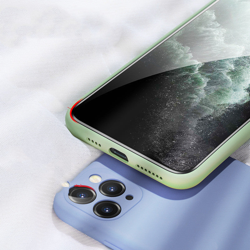 Precision Hole Liquid Silicone Case For Apple iPhone TPU