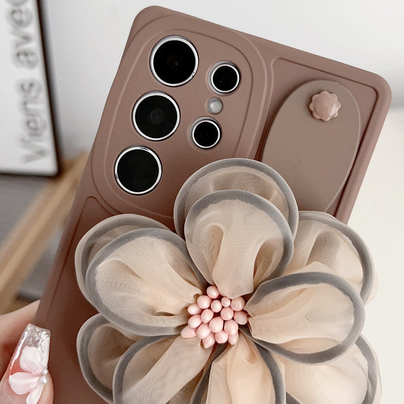 Samsung Wrist Strap Phone Case Silicone Anti Fall Bracket Cover for S20–S24