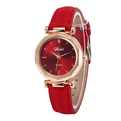 Ladies Casual Watches Korean Style White Dial Strap