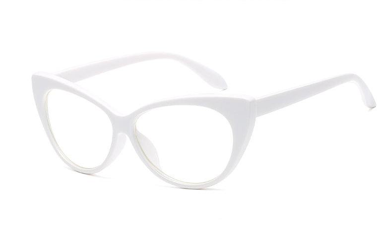 Cat Eye Sunglasses for Women - Fashion UV400 PC Lens, Plastic Metal Frame