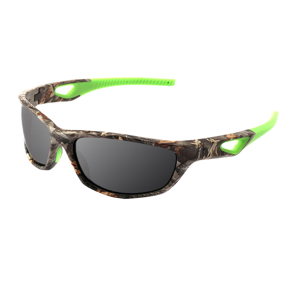 Camouflage Polarized Sports Sunglasses Men Outdoor Riding Fishing UV400 Shades