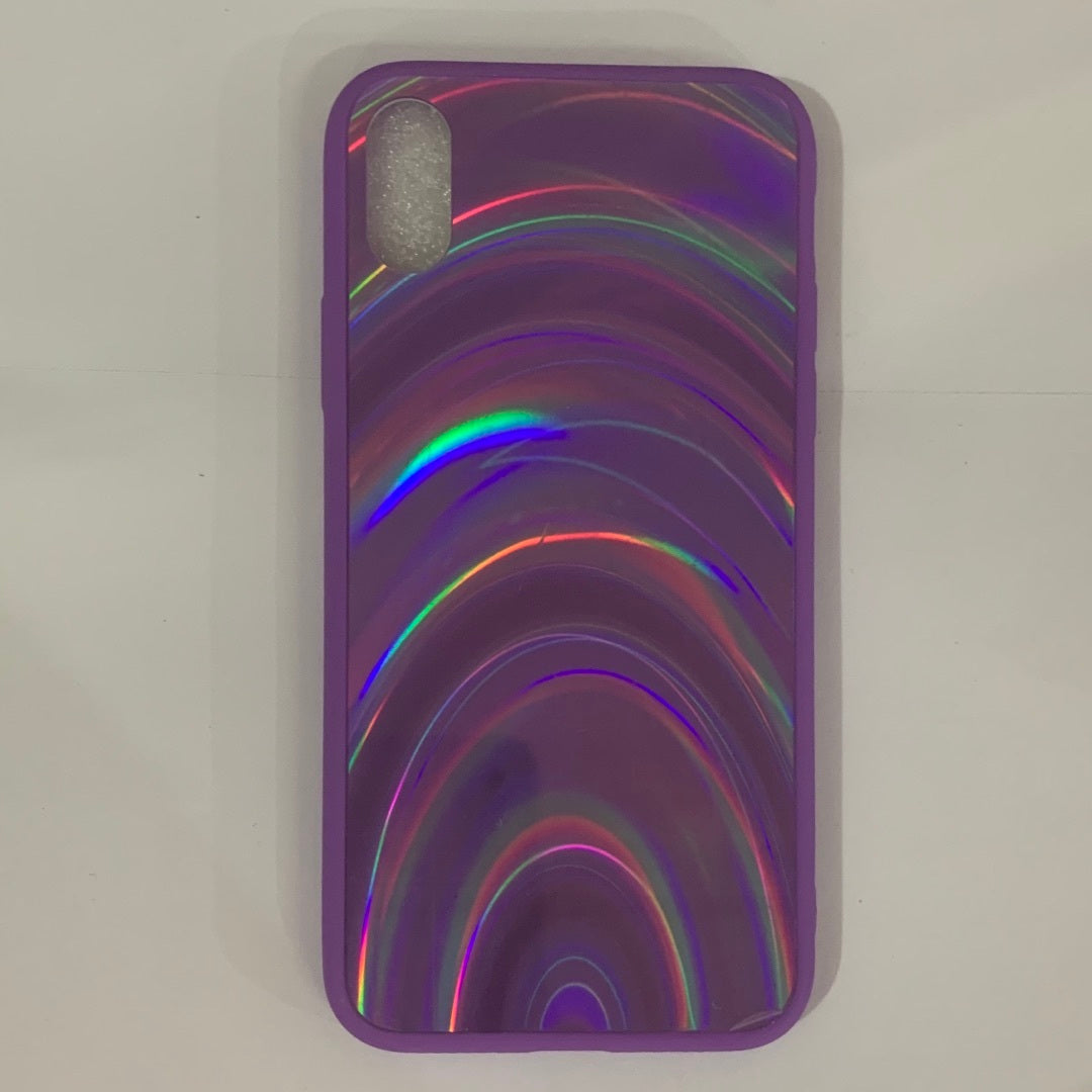 Rainbow Mirror 3D Glitter Gradient TPU Phone Case for iPhone 11–16 Pro Max Plus