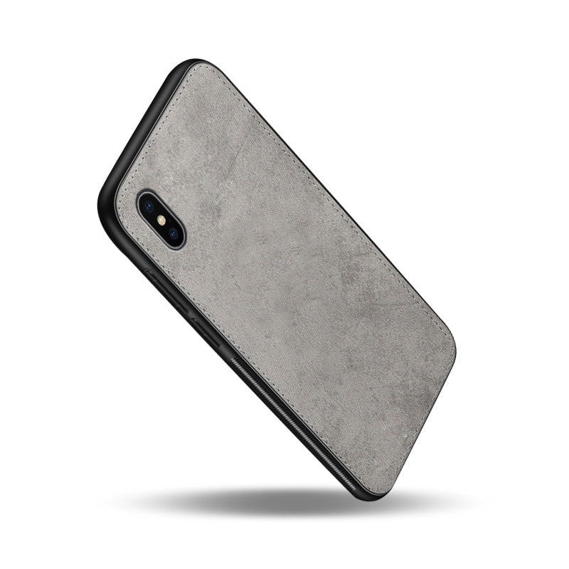 Magnetic Fabric Silicone Phone Case Velvet For iPhone