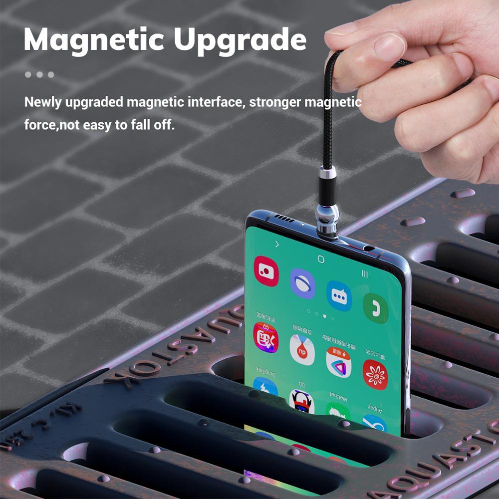 Spherical Magnetic Charging Cable With 360 Degree Rotation