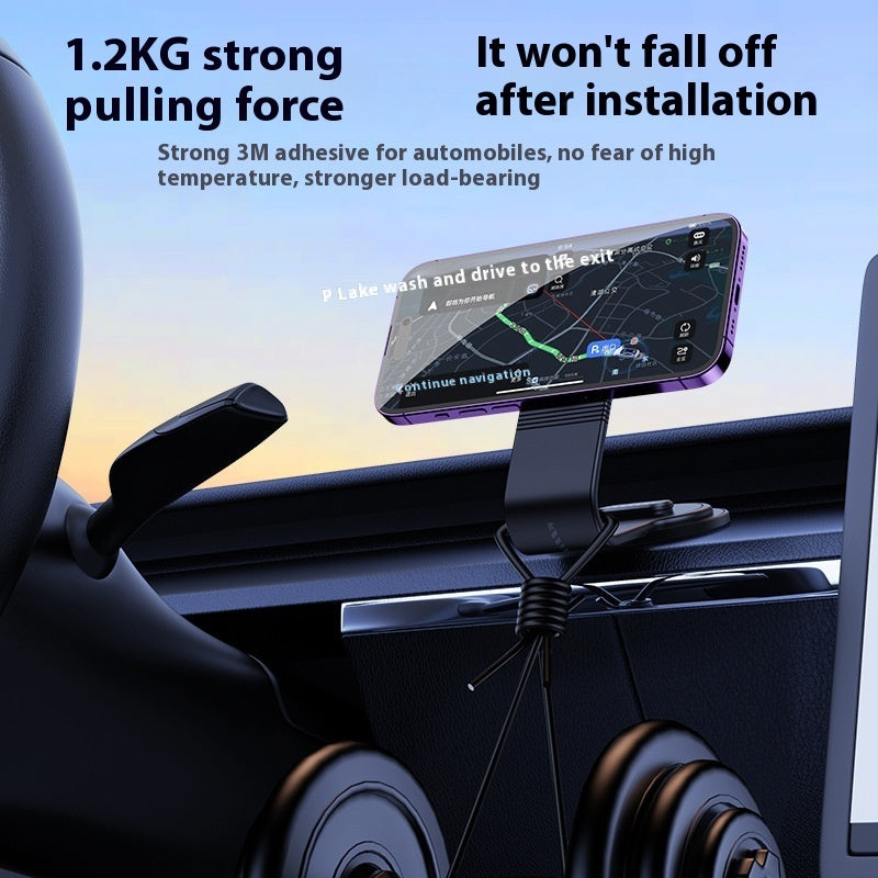 Large Screen Dashboard Bracket Magnetic Wireless Charger