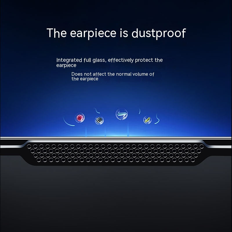 Dust Free Privacy Tempered Glass Full Screen Protector HD