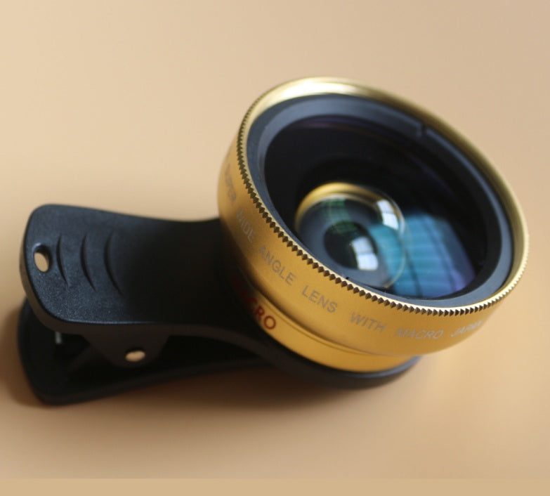 Phone Lens Kit 0.45x Wide Angle And 12.5x Macro HD Clip On