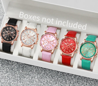 Three Eye Geneva Watches Lovers Retro Quartz Trends