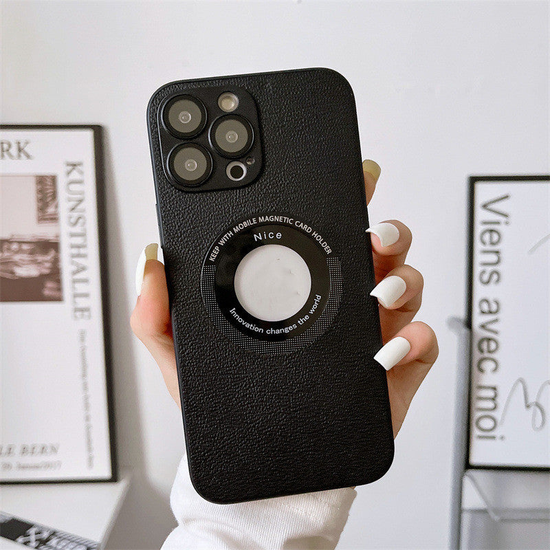 Magnetic Lens Full Wrap TPU Phone Case For iPhone Models