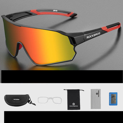 Photochromic Polarized Cycling Glasses Men Outdoor Running Sports UV400