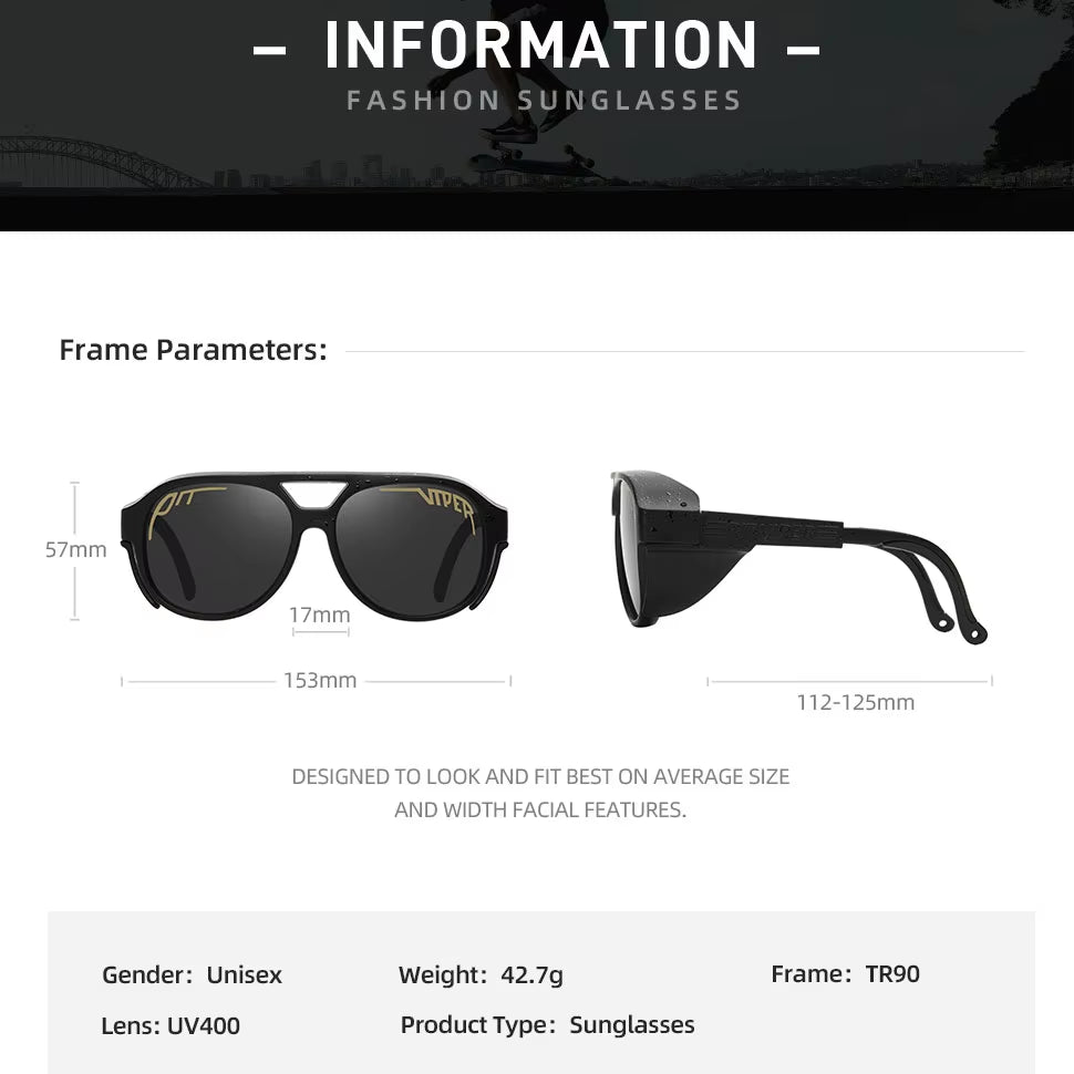 Steampunk  Cycling Glasses Adult UV400 Men Women Sunglasses Designer Steam Punk Eyewear Vintage Retro Sun Goggles