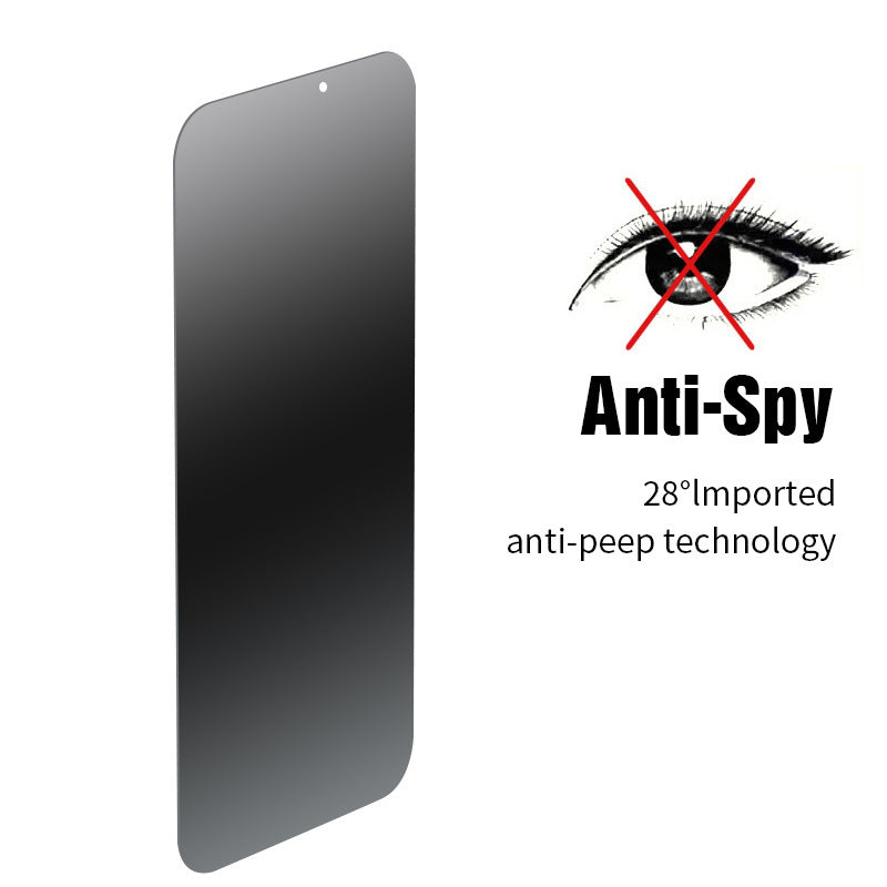 Privacy Tempered Glass Screen Protector Anti Spy Full Cover for iPhone 6–15