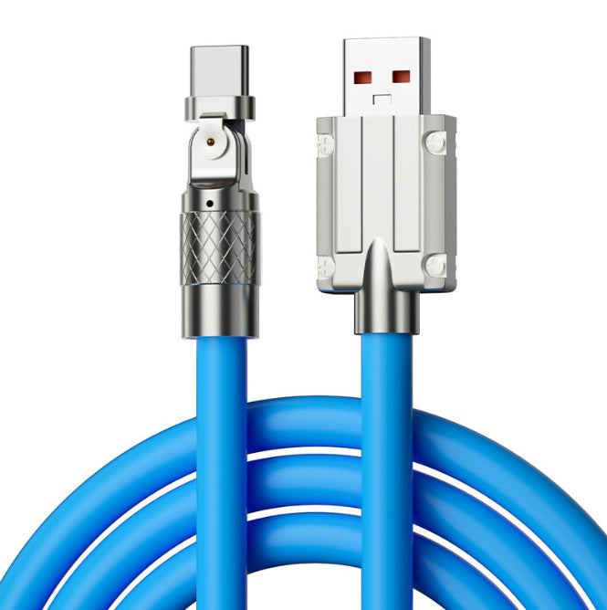 Mobile Game Rotating Elbow USB Cable Super Fast Charging