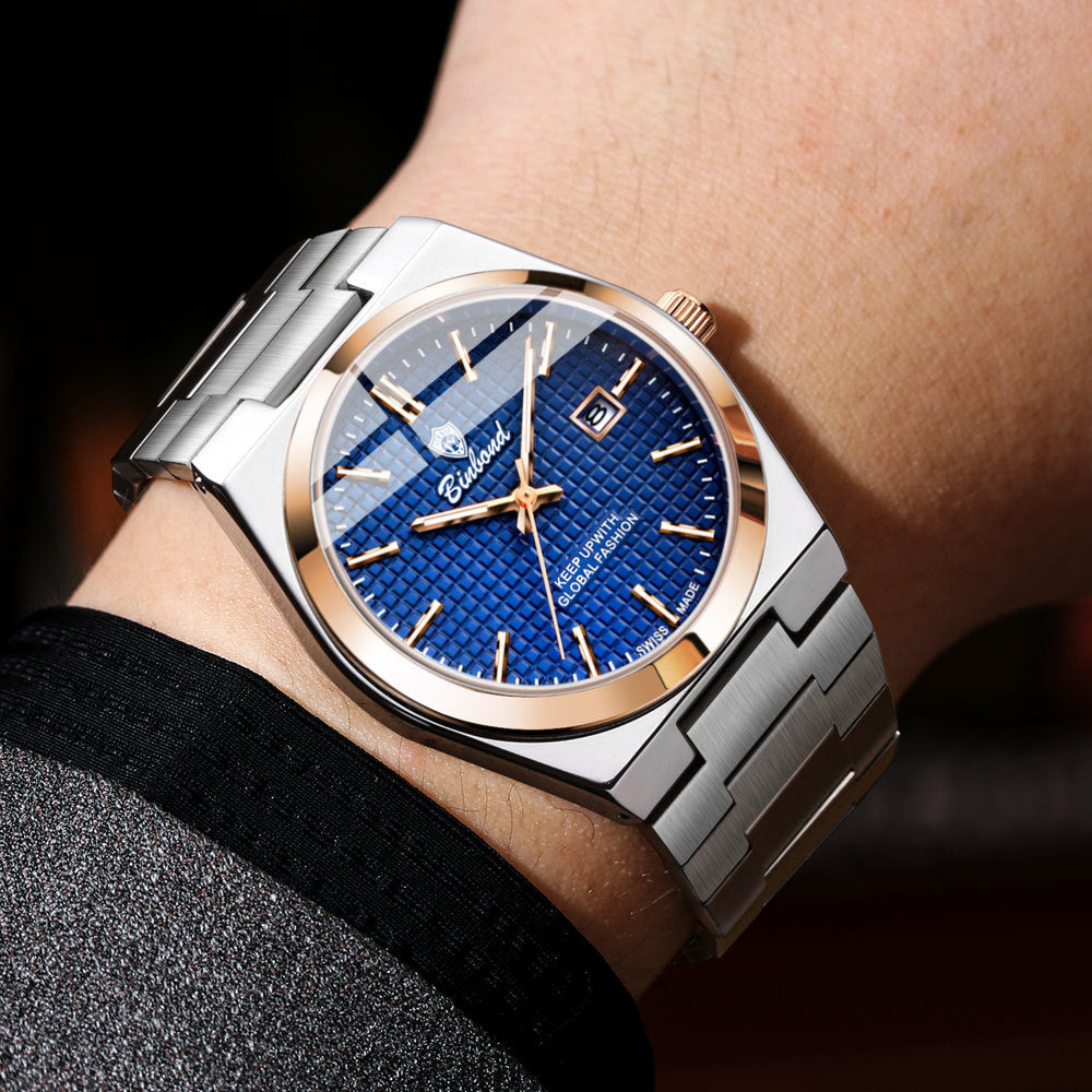 Luminous Waterproof Men’s Quartz Watch – Multiple Color Case & Style Options