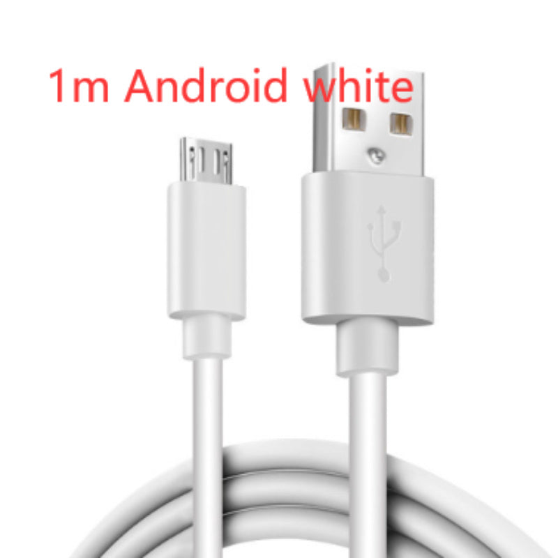 Android USB C Fast Charging Cable 1m 1.5m 2m White Black