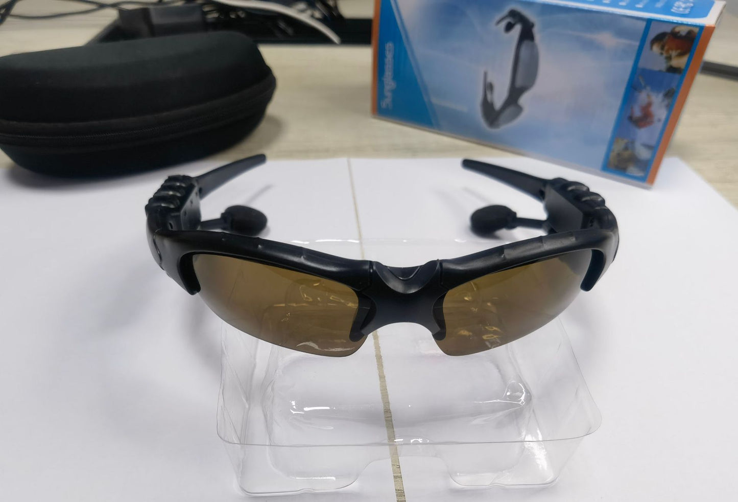 Polarized Bluetooth Sunglasses Men Outdoor Driving Sports UV400 Wireless Headset