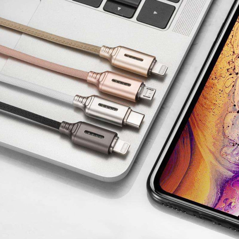 Fabric Weaving Fast Charging Cable Durable Lightweight