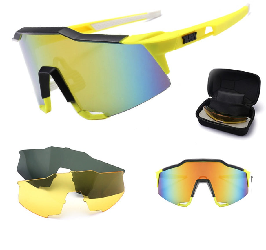 Polarized Sunglasses Men Riding Cycling Outdoor Sports UV400 Anti-Glare Shades