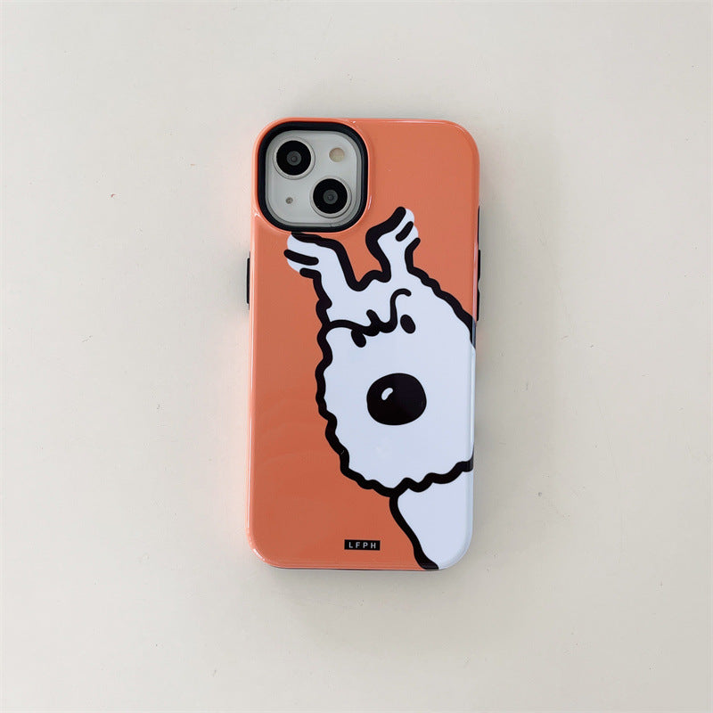 Cartoon Cute Probe Dog TPU Case For IPhone 11 12 13 Pro Max