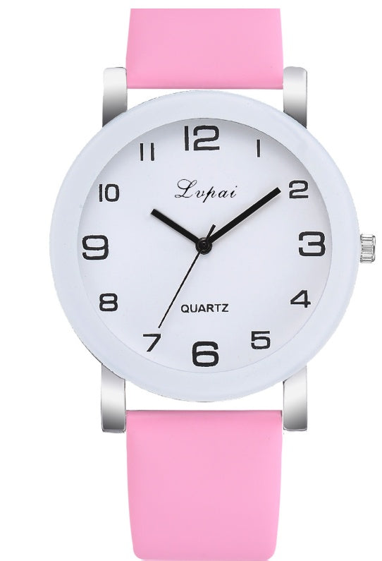 Casual Digital Student Watch Lightweight PU Strap For Teens